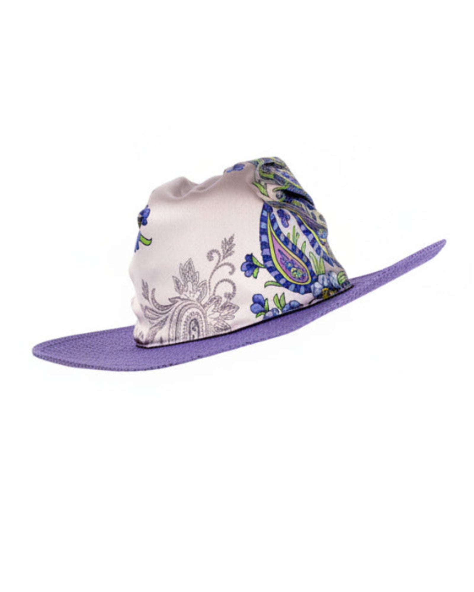Malibu Glow straw hat with silk scarf, inspired by golden-hour light and effortless coastal elegance.